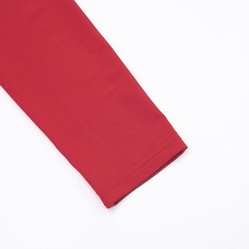 European & American Women's Autumn/Winter Solid Color Cutout Bowknot Slim Fit Long Sleeve Dress