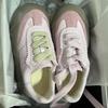 Pink German Training Shoes Women's Shoes New Spring Platform Heightening Shoes Retro Fluffy Shoes Casual Board Shoes Sports Shoes