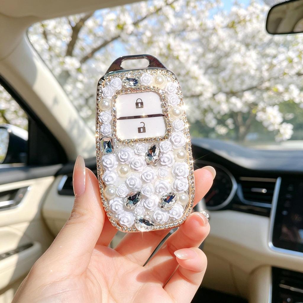 Women's Diamond Key Cover for Toyota Camry, Levin, Corolla, RAV4, Highlander