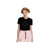 Moncler FW21 Letter Pattern Short Sleeve T-Shirt Women Tops Black H20938C00016829FB999