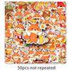 50 original little fox autumn stickers - 1342