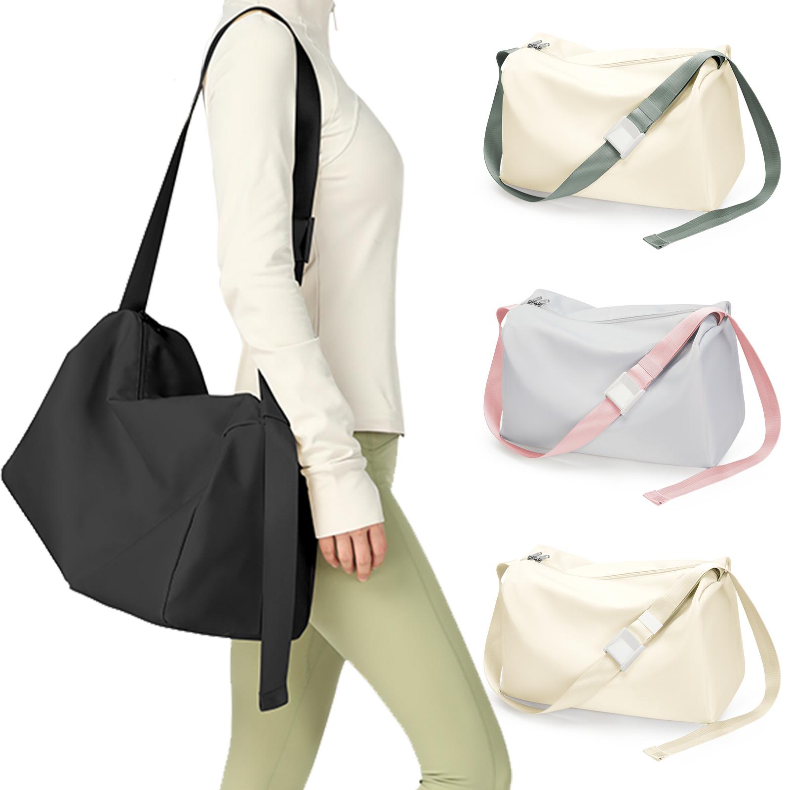 

Gym Duffel Bag Waterproof Fitness Training Bag Travel Workout Fitness Sports Dry Wet Bag Tote Single Shoulder Women Men Yoga Bag чёрный