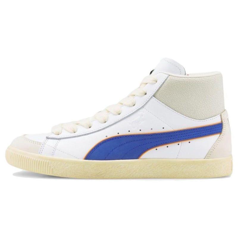 Мужские кроссовки PUMA White Blue Rhuigi Villaseñor x Clyde Mid Top 391335-01 42.5