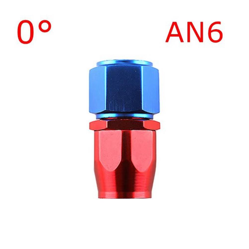 Universal AN4/AN6/AN8/AN10/AN12 Straight 0°/45°/90°/180° Degree Oil Fuel Swivel Hose End Fitting CPE Oil Hose End Adaptor Kit