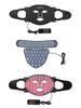 Adjustable LED Photorejuvenation Face Mask: Home Beauty Device with Silicone Panel