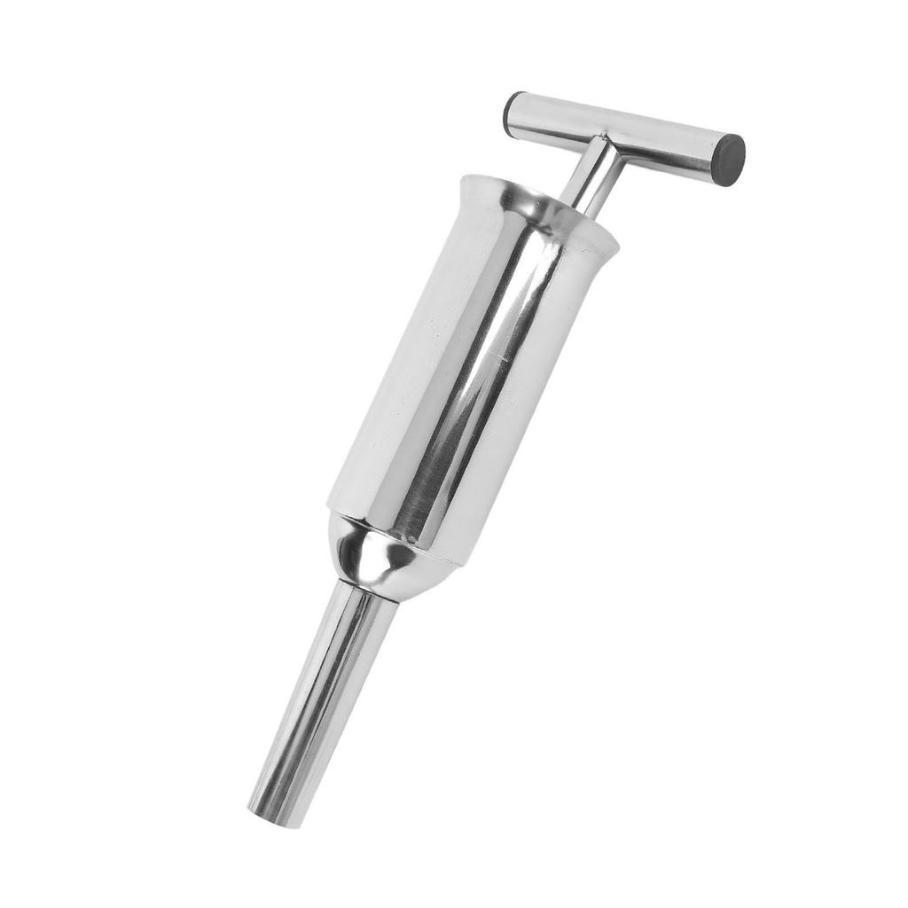 304 Stainless Steel Sausage Stuffer Tube Filler Meat Filling Funnel Stuffer Tube Manual Sausage