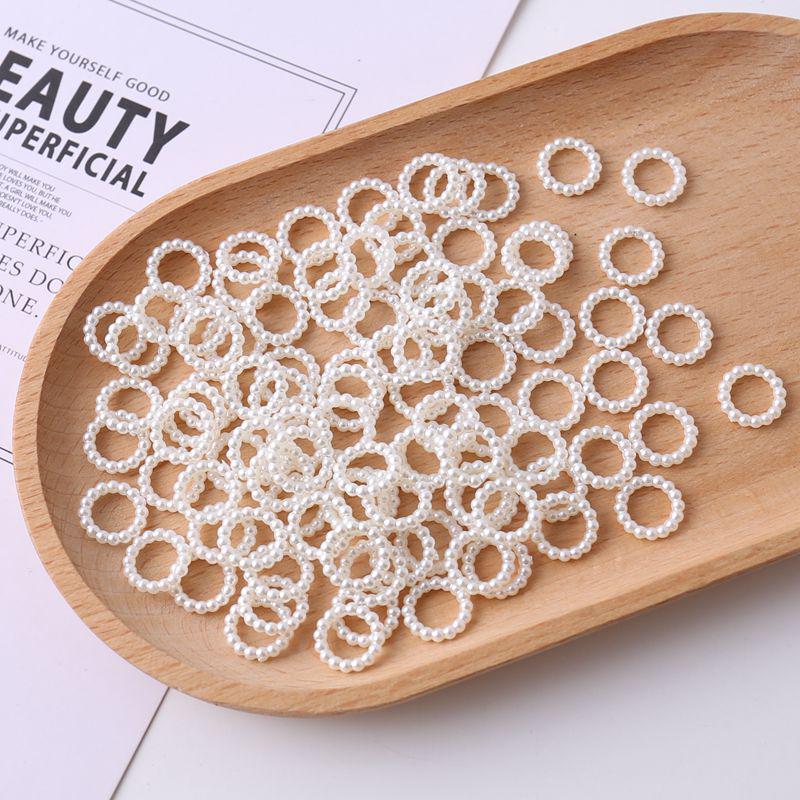 Fairy Pearl White Star Heart Bow Handmade Hair and Phone Case DIY Accessories