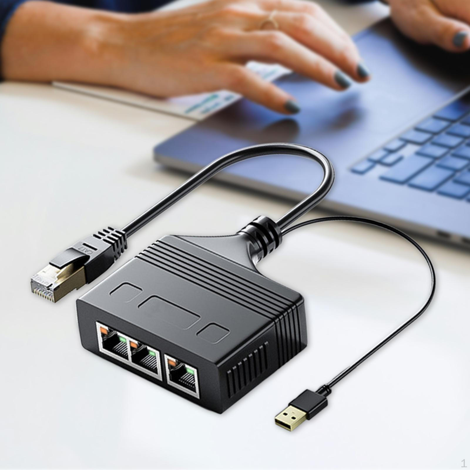 

High Performance Ethernet Splitter Cable for Multiple Connections 1to3 1000Mbps