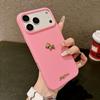 Apple iPhone 17 Promax Gold Little Horse Case, 16 Pro Leather Texture, 14 Soft Case, iPhone 15 Large Hole Cover