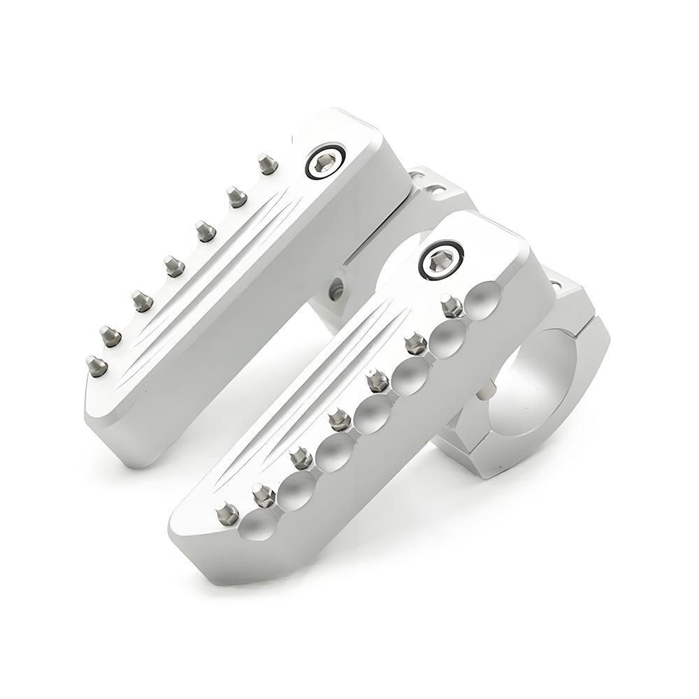 Highway Pegs 22-28mm Crash Bar Anti-Slip Rotatable Footpegs For Harley Pan America 1250 BMW R1200GS R1250GS Crash Bar Mount