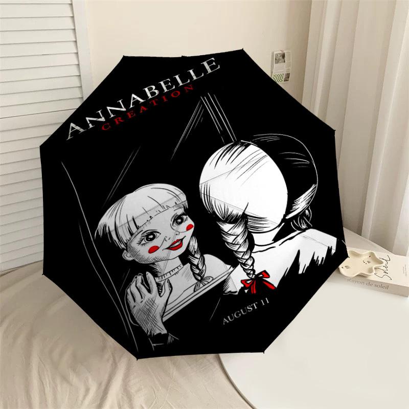 

1PC Annabelle Creation Umbrella-8-Rib Reinforced, Automatic Open, Lightweight & Durable-D2638