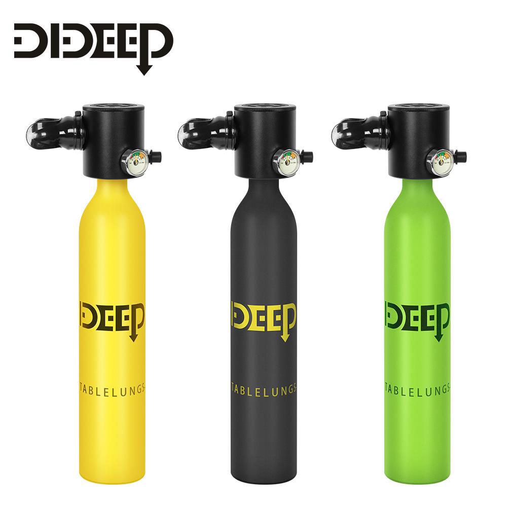DIDEEP 0.5L Mini Scuba Diving Oxygen Tank for Teaching Underwater Breathing