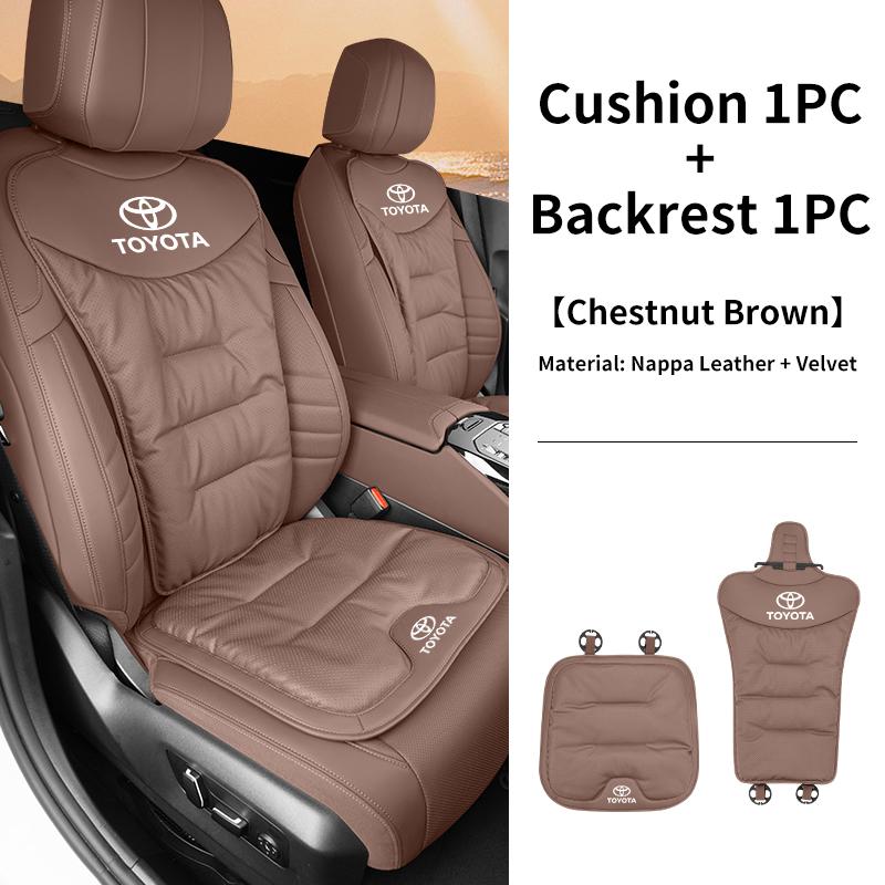 Für Toyota 2026 Heiße Radkappen Auto Leder Weiche Sitzbezüge Vorne Hinten Polster Schutzpolster Für Toyota Crown GR Corolla YARIS L Au