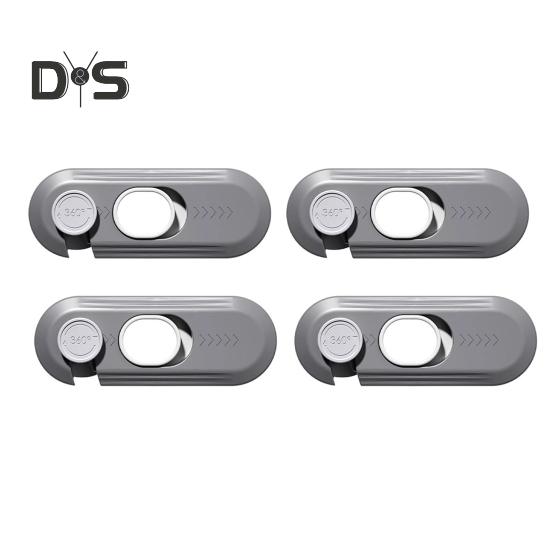 

4 шт., замок для ящика с защитой от детей, самоклеящийся детский замок для холодильника, духовки, посудомоечной машины, шкафа, замок для шкафа, детский безопасный замок для двери морозильной камеры 4pcs серый