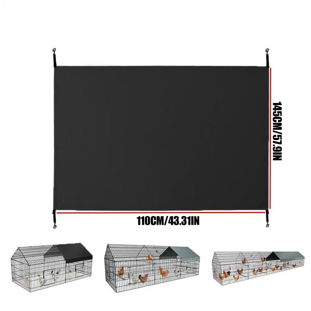 Chicken Coop Cover Waterproof Shade Cloth Replacement For Chicken Coop Long Lasting Accessory Screens Canopy Protection For