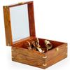 Nautischer Sextant mit Holzkiste | Viktorianische Navigationssammlung, Piraten-Nautik-Geschenkdekorationsideen, Marineinstrument Bestes Geschenk