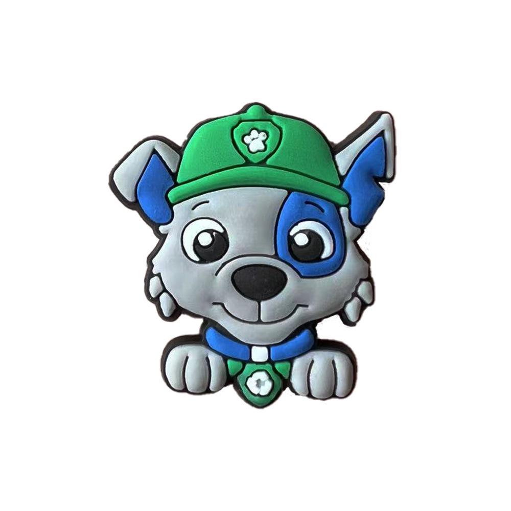 PAW Patrol Flower Clog Shoe Charms: Soft Rubber DIY Accessories