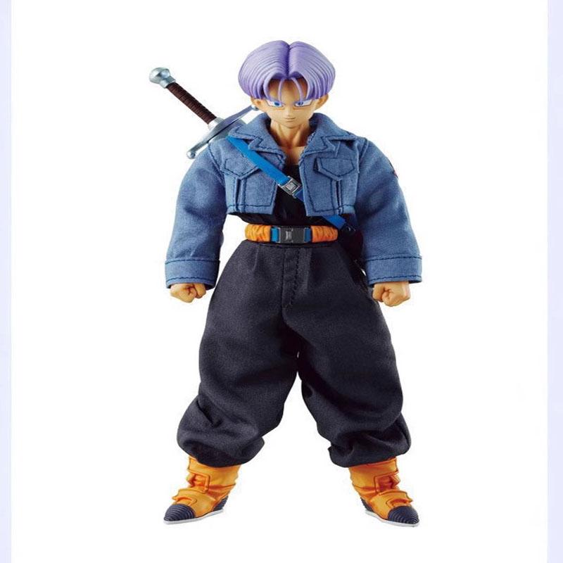 15cm Anime Dragon Ball Z Trunks Future Warrior Figure PVC Action Cartoon Model Collectible Desktop Decoration Toys Gifts