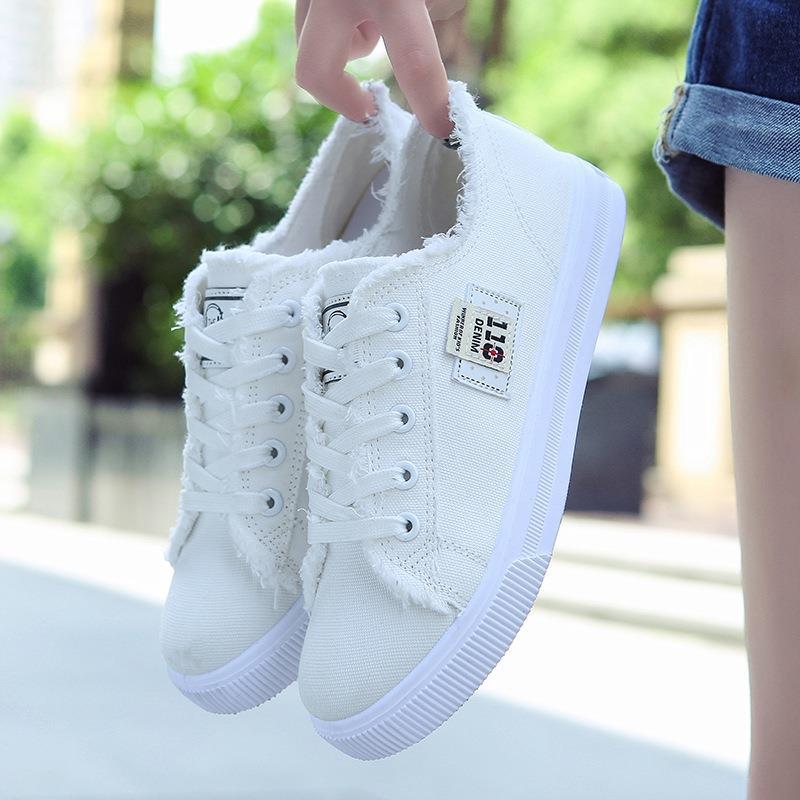

Guangzhou Huizhou shoes women s canvas shoes summer new flat white shoes single shoes board shoes Xinhua City Wenzhou 36