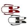 Kolfiber Bil Elhissknappar Panel Interiördekorationsdekal För Ford Mustang 2015- Tillbehör