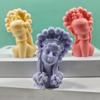 Pretty Girl Decoration 3D Candle Soap Mould  Candle Epoxy Mold Handmade Candle  Wax Soap Molds for Decorations
