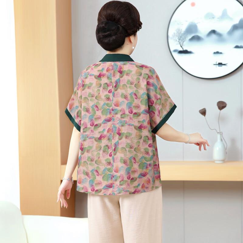 Women's Plus Size Floral Print Two-Piece Summer Outfit