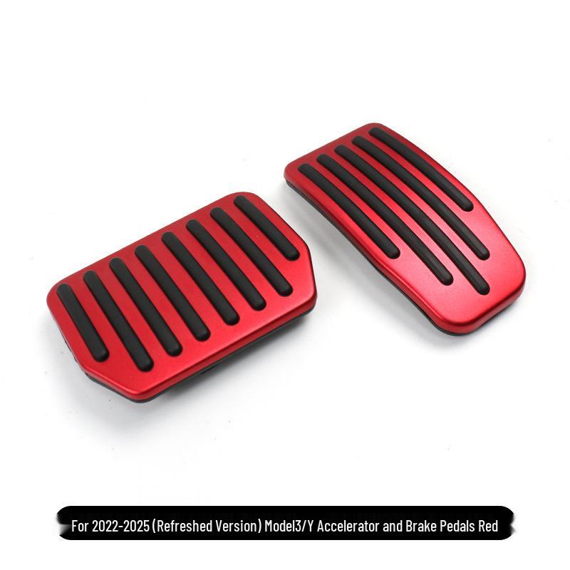 Tesla Model Y/3 Accelerator & Brake Pedal Aluminum Alloy Decorative Cover.