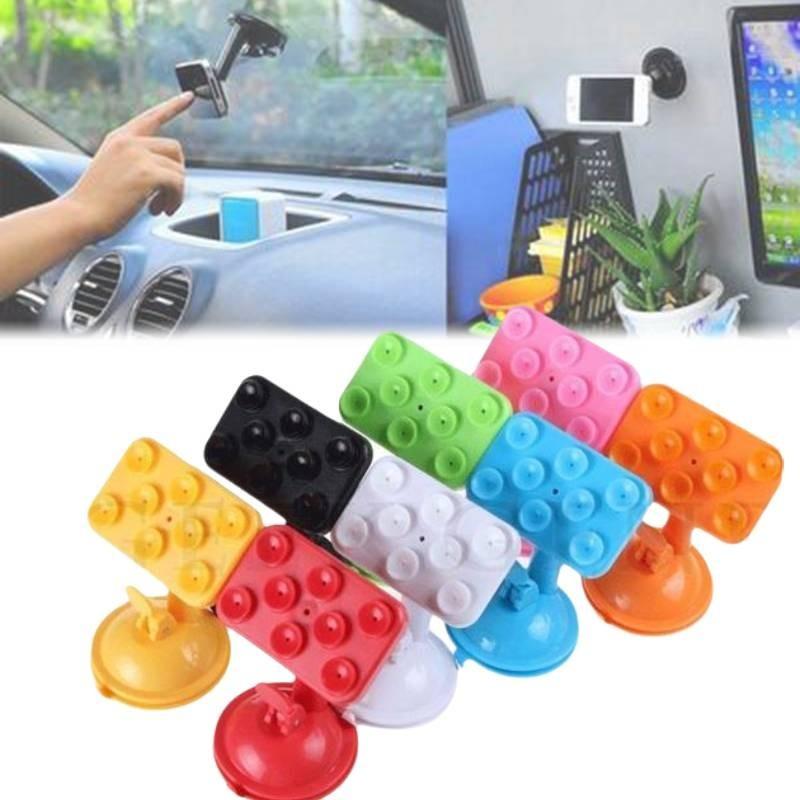 Universelle Autohalterung mit 8 Saugnäpfen 360 Grad drehbare Armaturenbrett-Handyhalterung