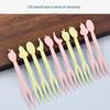 Fangcaodi Cute Cartoon Plastic Cake Forks