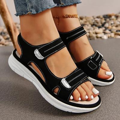 2024 Women Summer Wedges Non-slip Beach Open Toe Breathable Sandals Sport Style Shoes