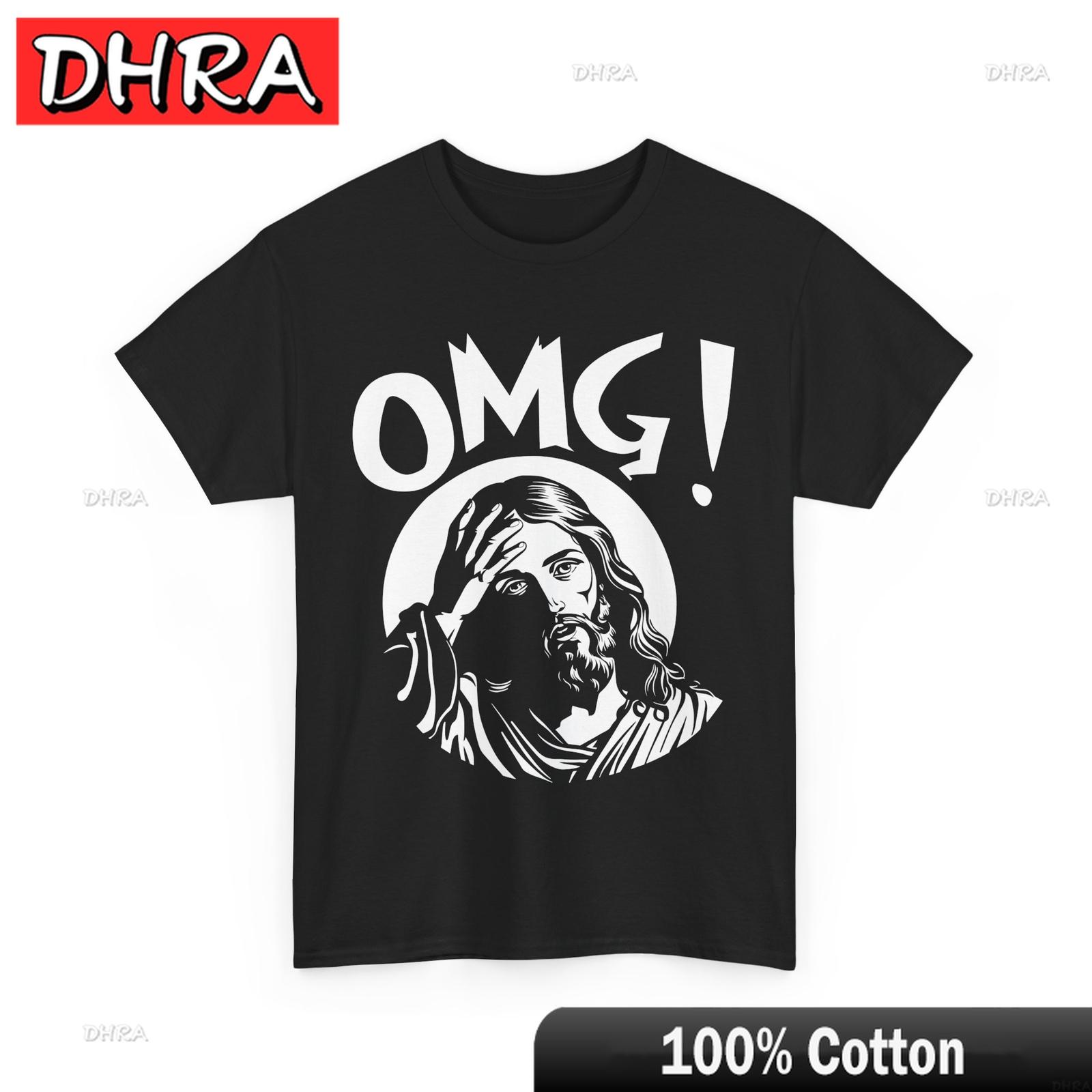 

Jesus Meme TShirt Funny OMG Single Shirt Gothic Colorful Urban Edgy Cool Tshirts Bold FeUnisex Clothing Free Spirit Casual Wear 4XL
