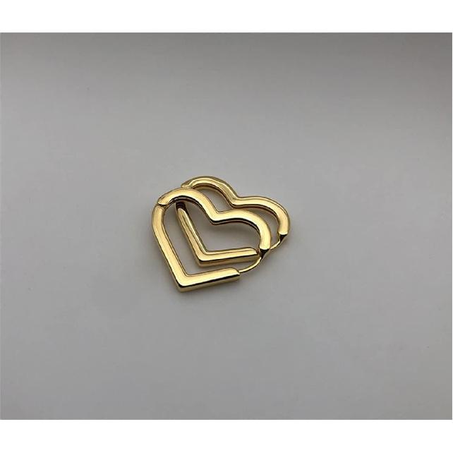 Gold Heart Hoop Earrings for Women Gold Thick Chunky Heart Hoop Earring Heart Huggies Earrings for Women Jewelry Gifts