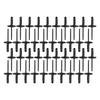 Kunststoff-Nieten für Auto Schwarz 51777171004 Für-E84/X3/F25/E70/X6/E71 Praktisch
