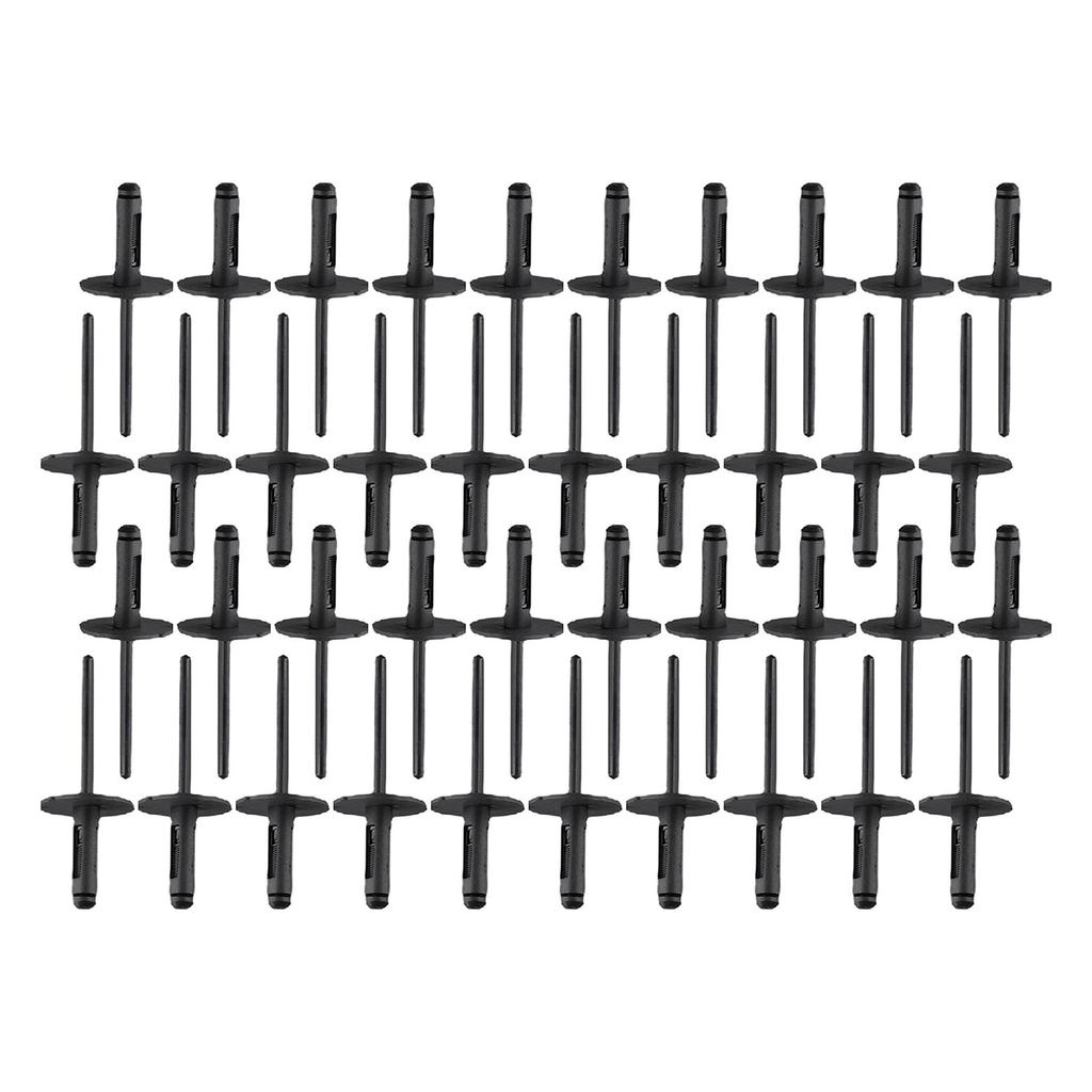 Kunststoff-Nieten für Auto Schwarz 51777171004 Für-E84/X3/F25/E70/X6/E71 Praktisch