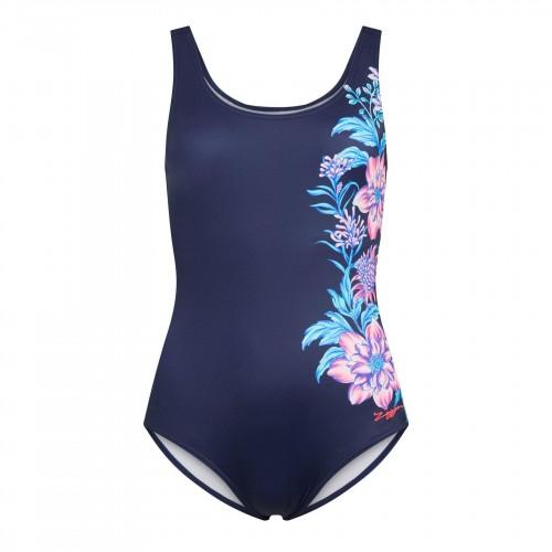 Zoggs Womens/Ladies Rose Scoopback Swimming One Piece Swimsuit