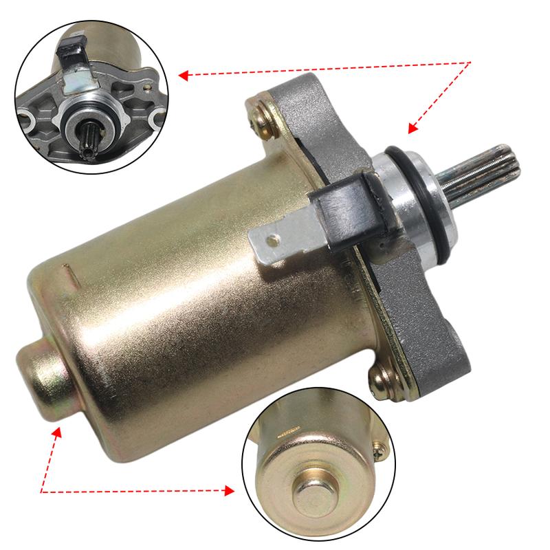 Motorcycle 12V Starter Motor For Aprilia Habana Mojito 50  Retro Scarabeo 50 Di-Tech SR50LC Scarabeo50DD AP2QCA000041