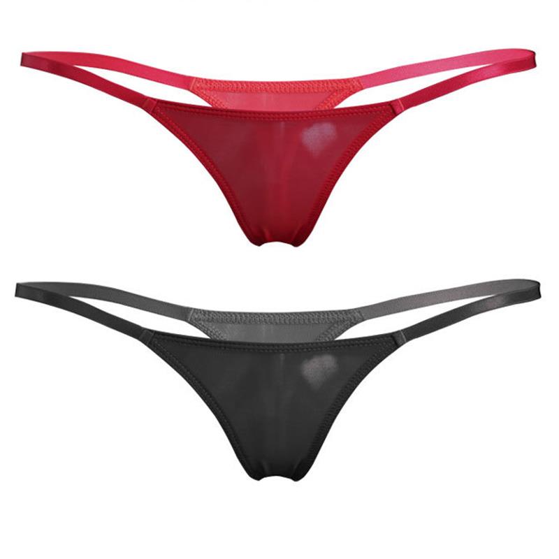 Low Waist Thong G-String Women Sexy Transparent Ladies' Lingerie Erotic Micro Mini Underwear Lingerie Home Wear G-String V Thong