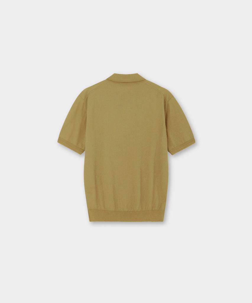 Jeilium Cotton Summer Essential Polo Neck Yellow Green (Dry Touch)