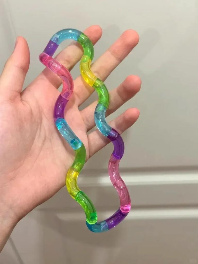 1Pc Tangle Fidget Toy Twisting Sensory Hand-Eye Coordination Toy Anxiety Relief Finger Toy for Kid Adult Fine Motor Skills