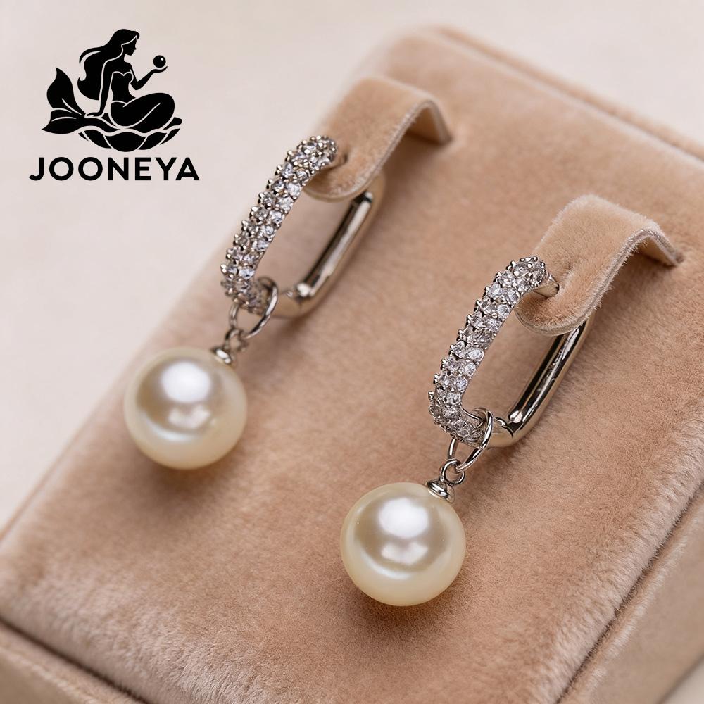 Imitation Pearl  Earrings For Women Fashion Luxury Cubic Zirconia Drop Earrings