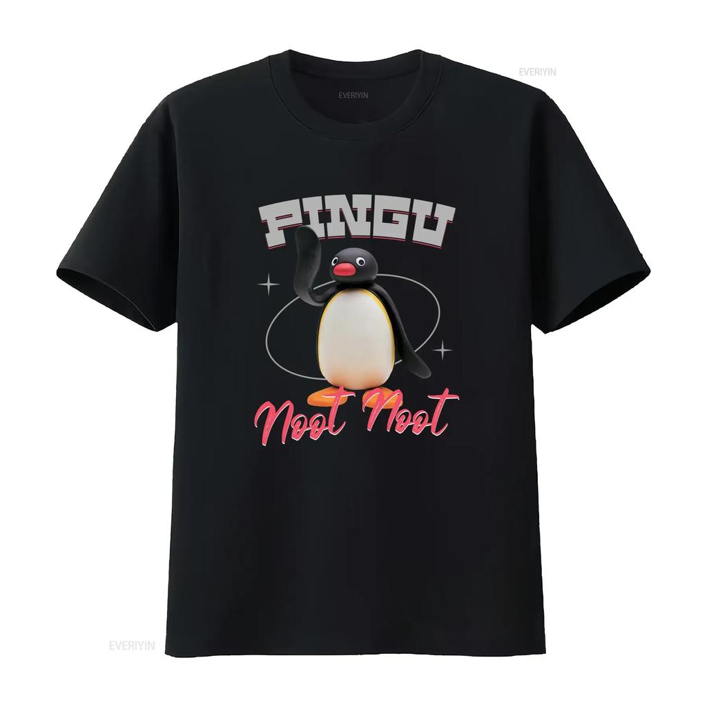 Pingu Lustiger Cartoon Kinder TV Noot Klassische Show T-Shirt Entzückendes Pinguin Design Perfekt für Junge