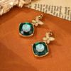 Fashion Accessories Retro Light Luxury Simple Micro Inlaid Zircon Butterfly Earrings Medieval Earrings