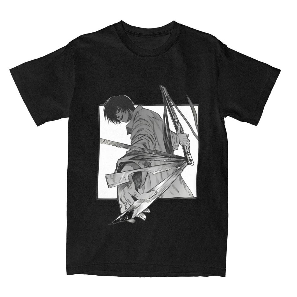 Japan Anime Sakamoto Days T-Shirt Neuheit T-Shirts Kurzarm Klassische Oberteile Sommer 100 Baumwolle Atmungsaktiv Übergröße 5XL T-Shirts