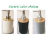 Refillable Bamboo Soap Dispenser Plastic Pump Bath Lotion Pump Jar Hand Sanitizer Bottle  Kitchen