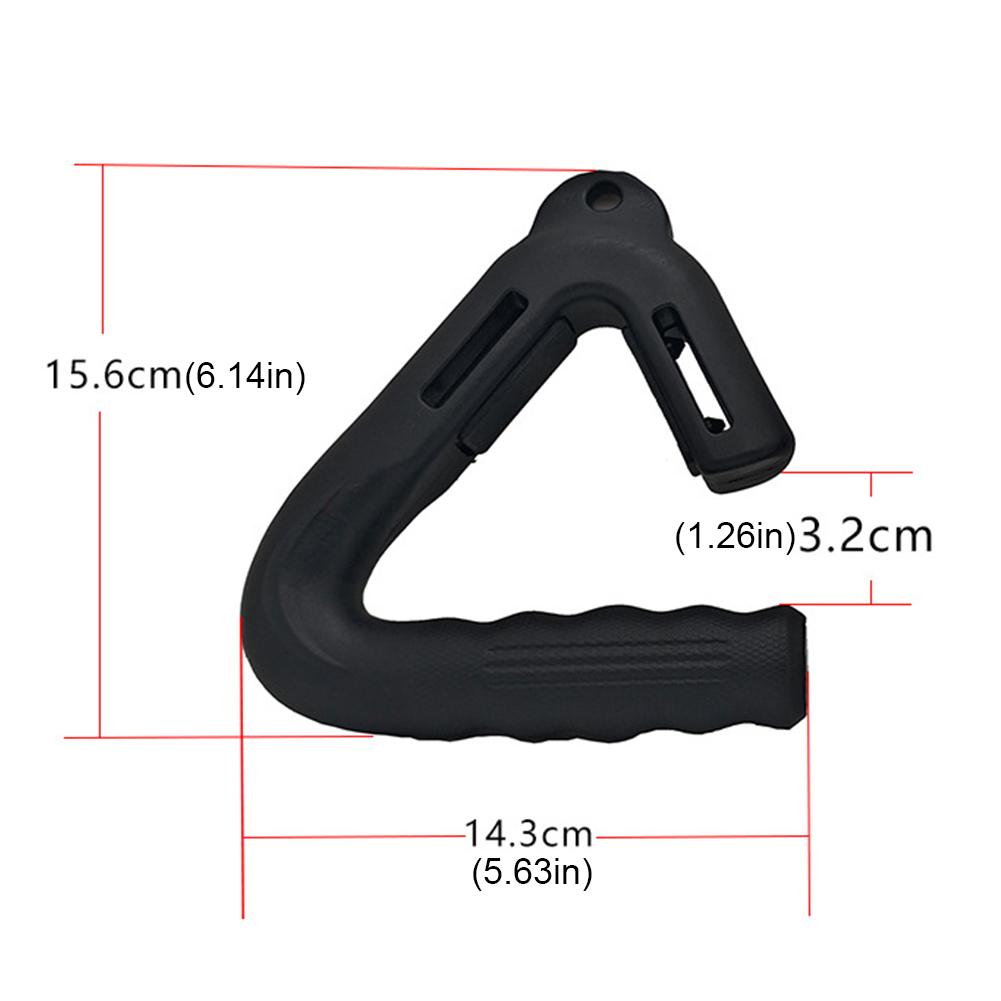 2Pcs Pulls Up Grip Handle Fitness Hook Handle Grip Ergonomic Pull-up Bar Handle Resistance Band Handle for Gym Fitness