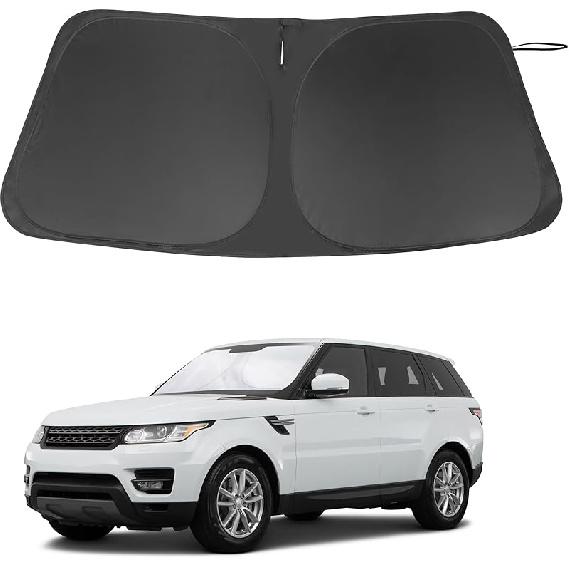 TINGLU Sun Shade For Tesla Model X Tesla X 2016-2024 2025 Accessories Windshield Sun Shade Window Shade UV Rays Protection Sun Visor Cover With