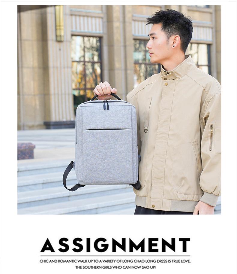 Lässiger Laptop-Rucksack mit individuellem Logo - Firmenjubiläum Geschäftsgeschenk mit großer Kapazität