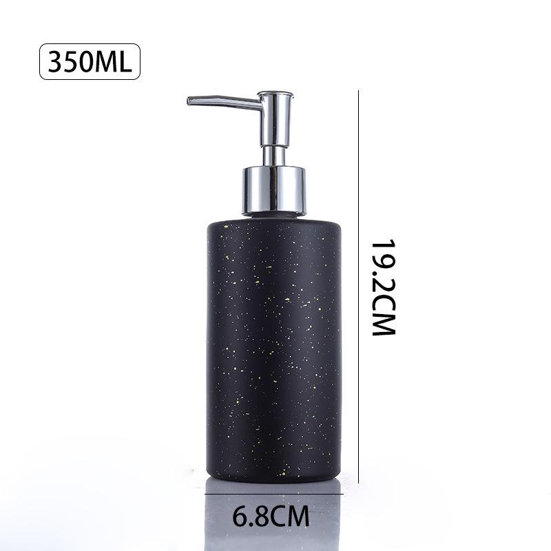 Glass Press-Type Refillable Bottle for Hand Sanitizer, Shampoo, or Shower Gel – Ideal for Hotel and B&B Bathrooms