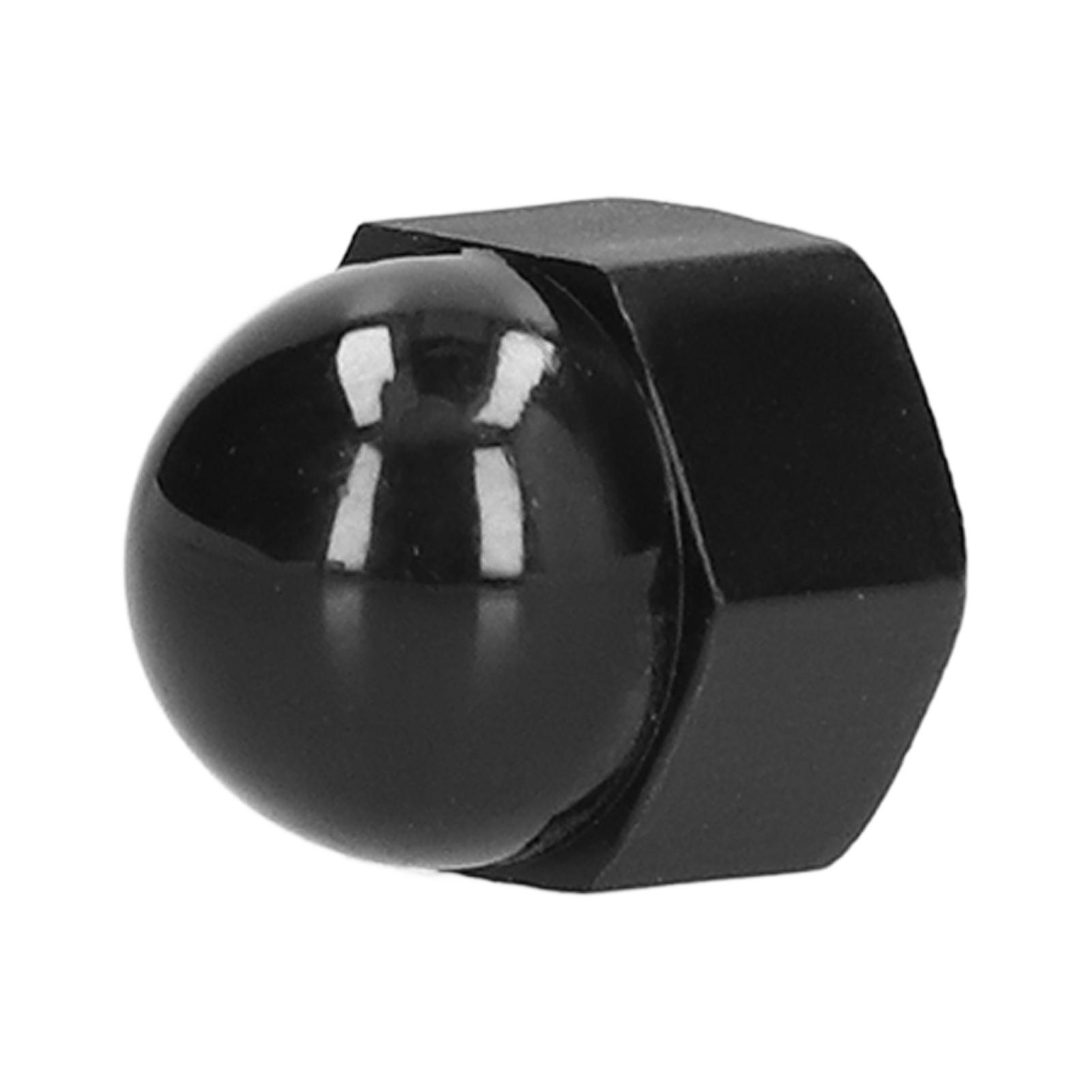 10 Pièces Cache-écrous hexagonaux   Dôme   Plastique Noir Fixations Matériel Fournitures Industrielles