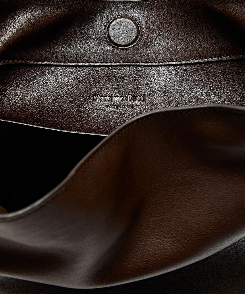 Massimo Dutti Napa Leather Bucket Bag
